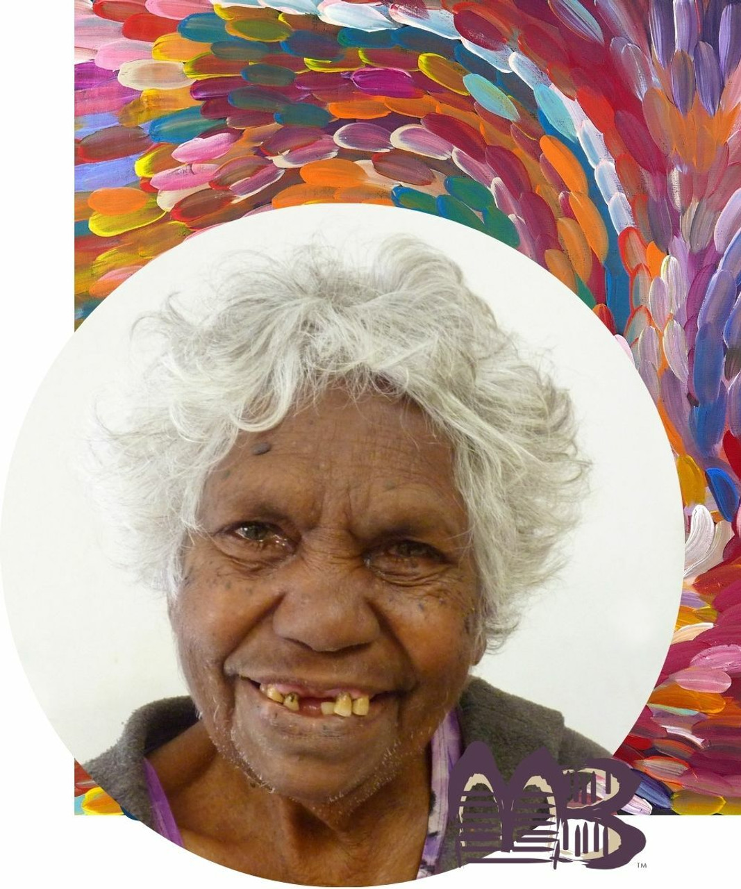 激安通販新作 Petyarre Tamerre Gloria - Artist Aboriginal 絵画